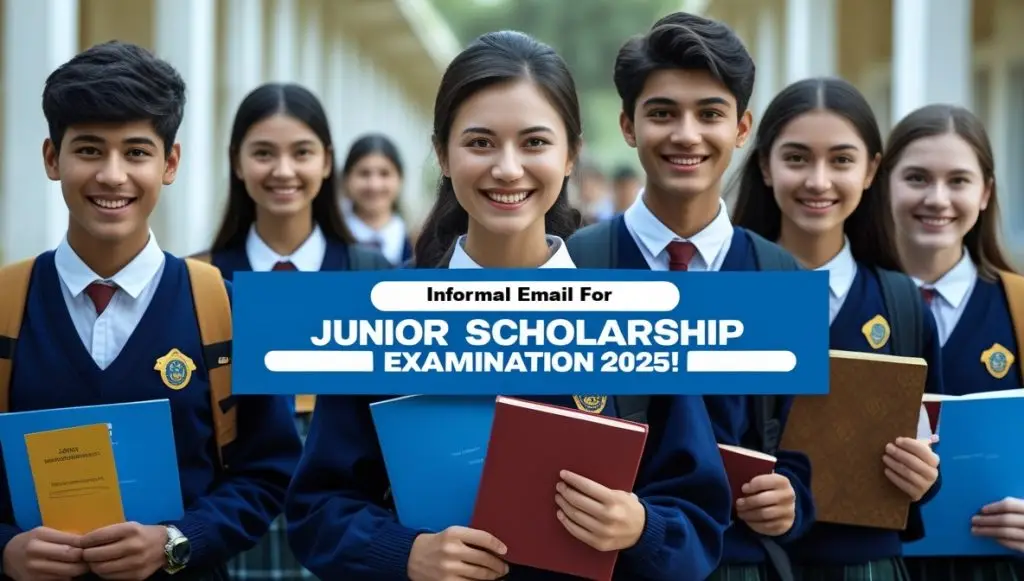 Email: Informal email for Junior Scholarship Exam-2025 1 Email Informal email for Junior Scholarship Exam-2025
