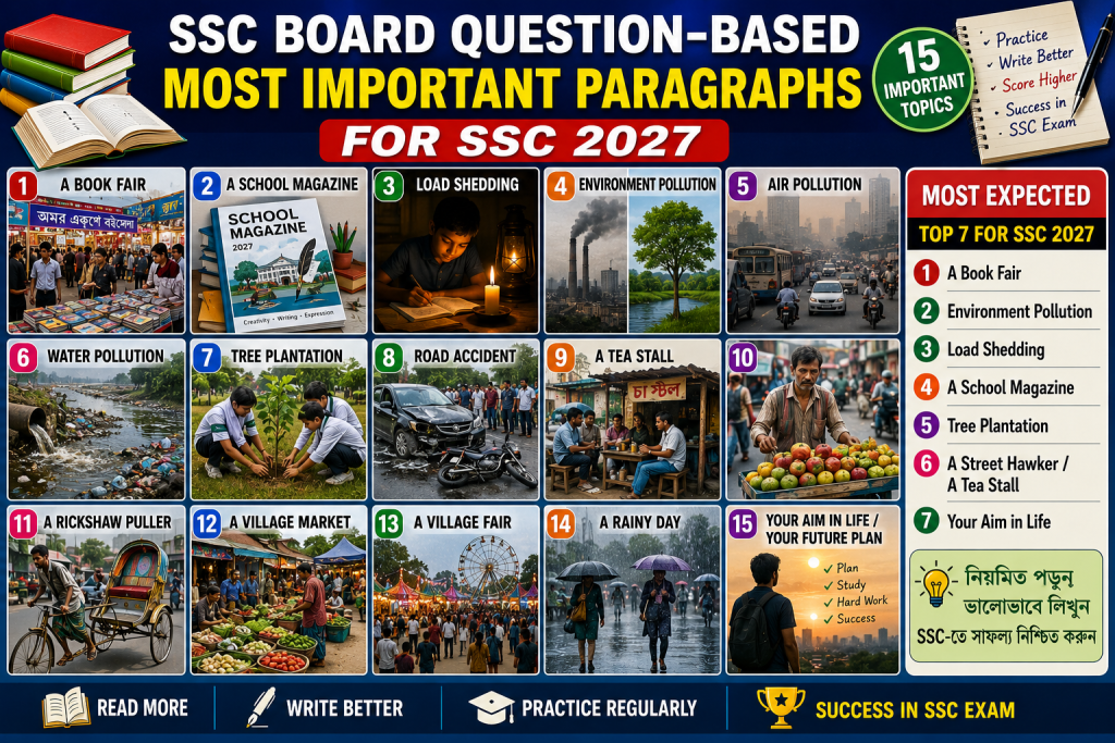 Important paragraphs for SSC examination 2027 3 Important paragraphs for SSC examination 2027